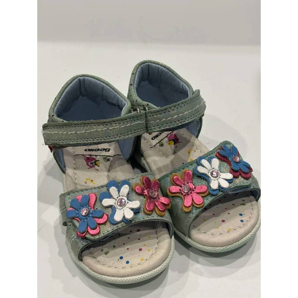 NEW BEEKO girl's beeko claire sandal in blue spruce
